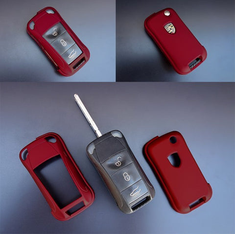 Porsche Remote Key Cover Metallic Red