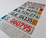German Seasonal License Plates USED / MIXED