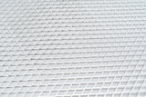 Universal Racing Mesh Sheet Aluminium Silver Chrome 40"x13" / 100x33 cm
