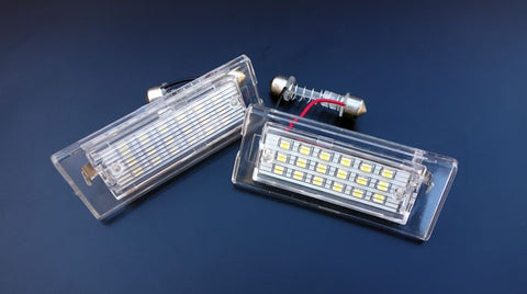 2PCS Euro White LED Number License Plate Lights Lamp For BMW X5 E53 X3 E83 99-10