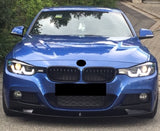 Front Spoiler Lip Valance Splitter Gloss Black For BMW F30 F31 M-Sport / M-Tech (2012-2018)