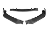 Front Bumper Spoiler Lip Valance Carbon Style Look For BMW LCI Facelift E90 E91 2005-2008