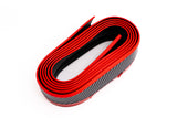 Universal Front Bumper Lip Carbon Look Red Splitter Chin Spoiler Trim 8Ft 250cm