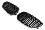 BMW E60 E61 M5 Matte Black Grills 04-10