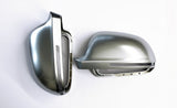 Audi A3 8P / S3 Matt Finish Aluminum Style Mirror Caps 09-10