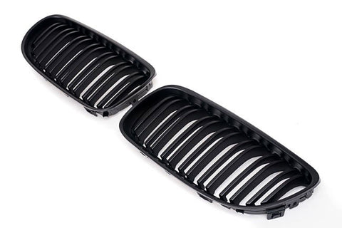 BMW E90 E91 LCI 4D Matte Black Grills 09-11