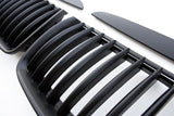 BMW E90 E91 Pre-LCI 4D Matte Black Grills 05-08