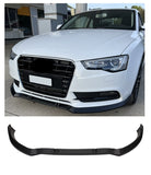 Front Bumper Lower Spoiler Lip Splitter Matte Black For Audi A5 S5 8T/8F B8 Facelift Models from 2012-2016