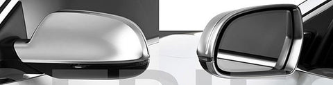 Audi A3 8P / S3 Matt Finish Aluminum Style Mirror Caps 11-16