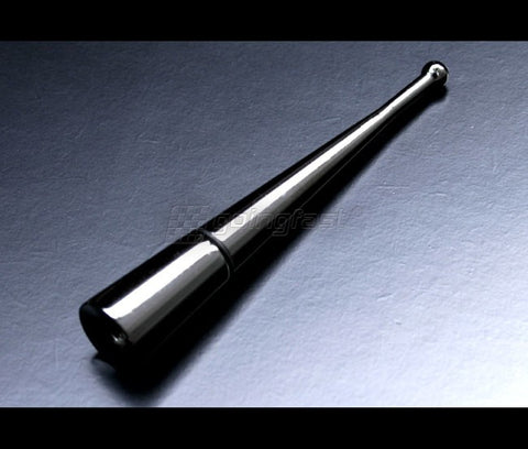 Universal Short Antenna Black Aluminum 3.58" / 91mm