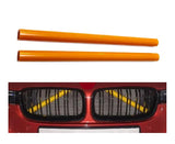 Orange Front Grille V Bar Brace Decoration Cover Trims Stripes For BMW 1 2 3 4 5 7 8