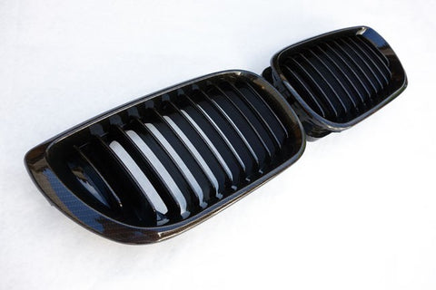 BMW E46 LCI 4D Carbon Black Grills 02-05
