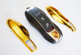 Porsche Remote Key Cover Gold