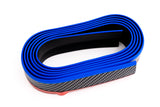 Universal Front Bumper Lip Carbon Look Blue Splitter Chin Spoiler Trim 8Ft 250cm