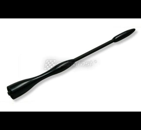 Universal Short Antenna Black Aluminum 6.61" / 168mm
