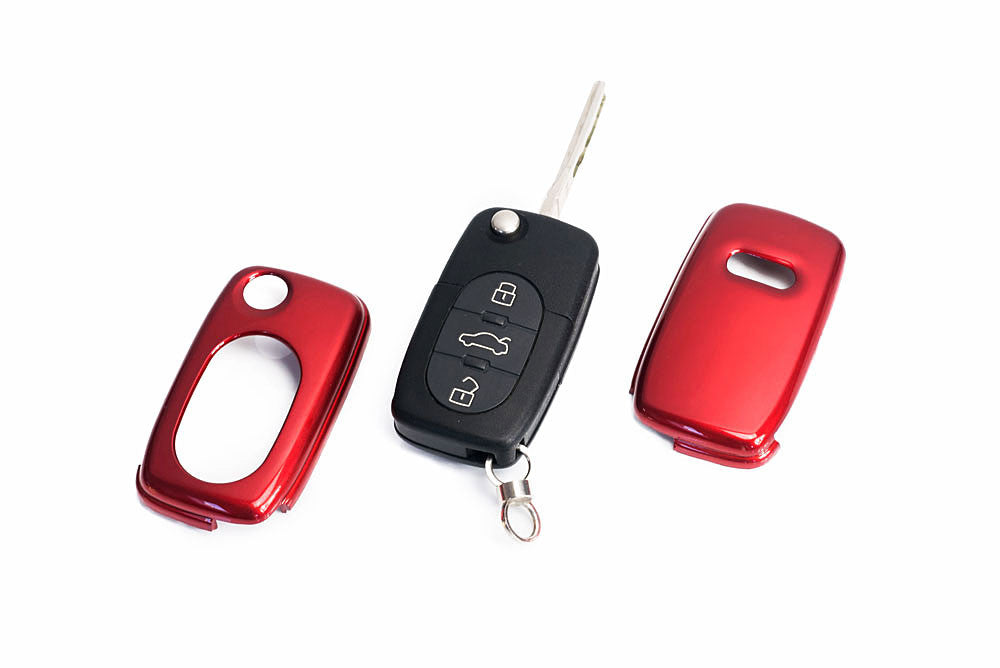 Early Audi Remote Key Cover Gloss Red – OriginalEuro