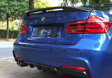 BMW F30 / F80 Sedan ABS Plastic Racing Trunk Spoiler Lip