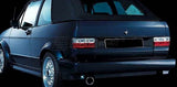 VW Rabbit MK1 Cabriolet / Golf Red Clear Tail Lights