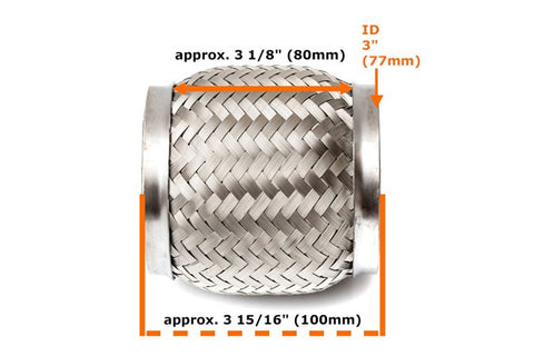 Universal Heavy Duty Stainless Steel Exhaust Flex Pipe