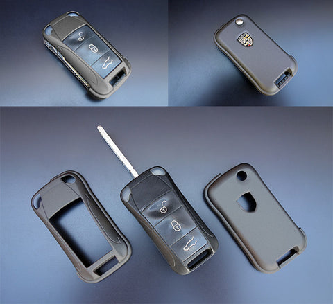 Porsche Remote Key Cover Grey