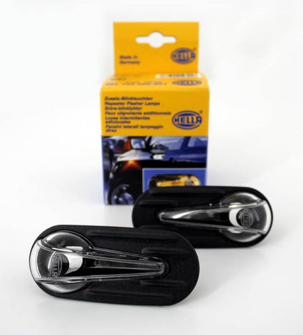 VW Genuine HELLA Black Fender Turn Signals