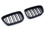 Matte Black Dual Slat Grills 96-03 For BMW E39