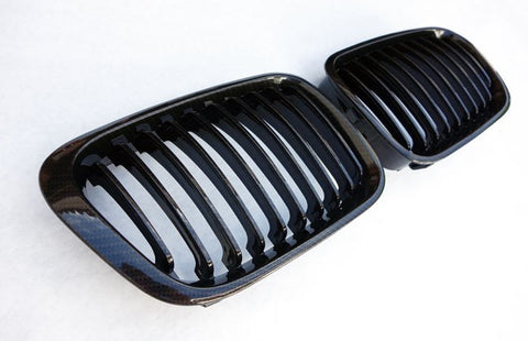 BMW E46 Pre-LCI 4D Carbon Black Grills 98-01