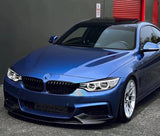 Front Spoiler Lip Valance Splitter Matte Black For BMW 4-Series F32 F33 F36 (2014-2020)