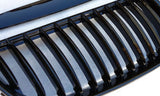 BMW E90 E91 Pre-LCI 4D Gloss Black Grills 05-08