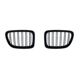 Matte Black Dual Slat Grills 10-15 For BMW X1 E84
