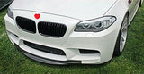 Front Center Bumper Chin Spoiler Lip Splitter Carbon Sytle Look For BMW F10 M5 R Style From 2010-