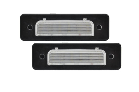 2Pcs Euro White LED Number License Plate Light Lamp For BMW E30 E12 E28 E24 E23 Z1 M1