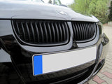 BMW E90 E91 Pre-LCI 4D Matte Black Grills 05-08