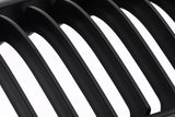 Matte Black Grills 09-11 For BMW E90 E91 LCI 4D Sedan / Saloon / Touring