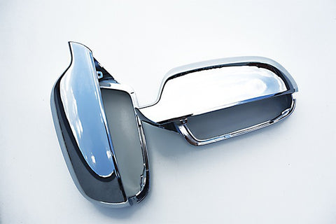 Mirror Door Caps Housing Chrome For Audi Facelift A4 B8 8K S4 RS4 2009-