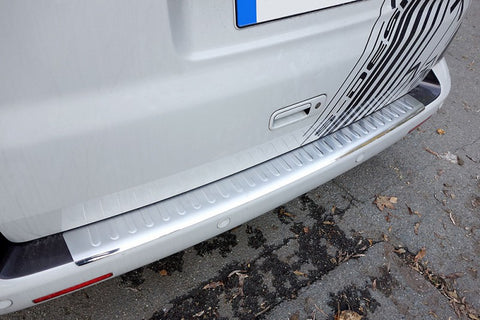 BMW X3 F25 Matte Brushed Stainless Steel Rear Bumper Protector