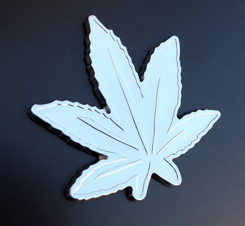 Marijuana Hemp Cannabis Weed Leaf Emblem