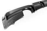 Rear Bumper Spoiler Lip Valance Diffuser For BMW 3 Series F30 F31 M Sport Tech 2012-18 (DUAL SINGLE MUFFLER OUTLET)