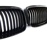 BMW E90 E91 LCI 4D Gloss Black Grills 09-11