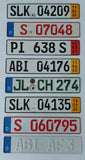 German Seasonal License Plates USED / MIXED