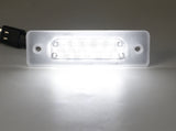 2PCS Euro White LED Number License Plate Light Lamp For BMW 7 Series E32 Sedan / BMW 5 Series E34 Sedan / BM;W M5 E34 Sedan (1987-96)