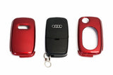 Early Audi Remote Key Cover Gloss Red