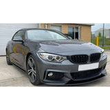 Front Spoiler Lip Valance Splitter Matte Black For BMW 4-Series F32 F33 F36 (2014-2020)