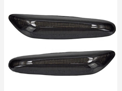 Sequential Black Smoked LED Side Marker Lights For BMW E46 E60 E61 E81 E82 E83 X3 E84 X1 E87 E88 E90 E91 E92 E93