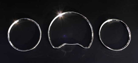 Mercedes Benz W202 / C208 / W210 Chrome Gauge Rings