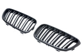 BMW F22 F23 F87 M2 Matte Black Grills 14-Up