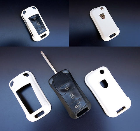 Porsche Remote Key Cover White