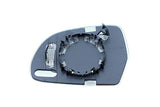 Audi Facelift Euro Mirror Glasses Blue Heated Aspheric / Convex