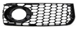 Open Honeycomb Front Bumper Grills 08-12 For Audi A5 S5 B8 RS S-LINE BUMPERS ONLY