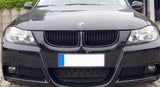 BMW E90 E91 Pre-LCI 4D Gloss Black Grills 05-08